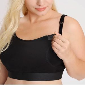 Momcozy Hands Free Nursing Bra, Adjustable Breast Pump Bra Pumping Bra